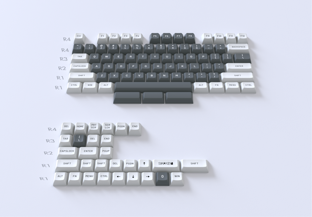 Sikakeyb Pbt Doubleshot Pbt 60 64 68 84 Mechanical Keyboard Keycap