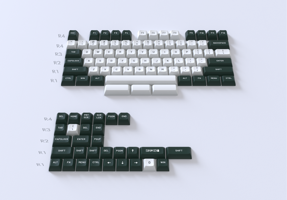 Sikakeyb Pbt Doubleshot Pbt 60 64 68 84 Mechanical Keyboard Keycap