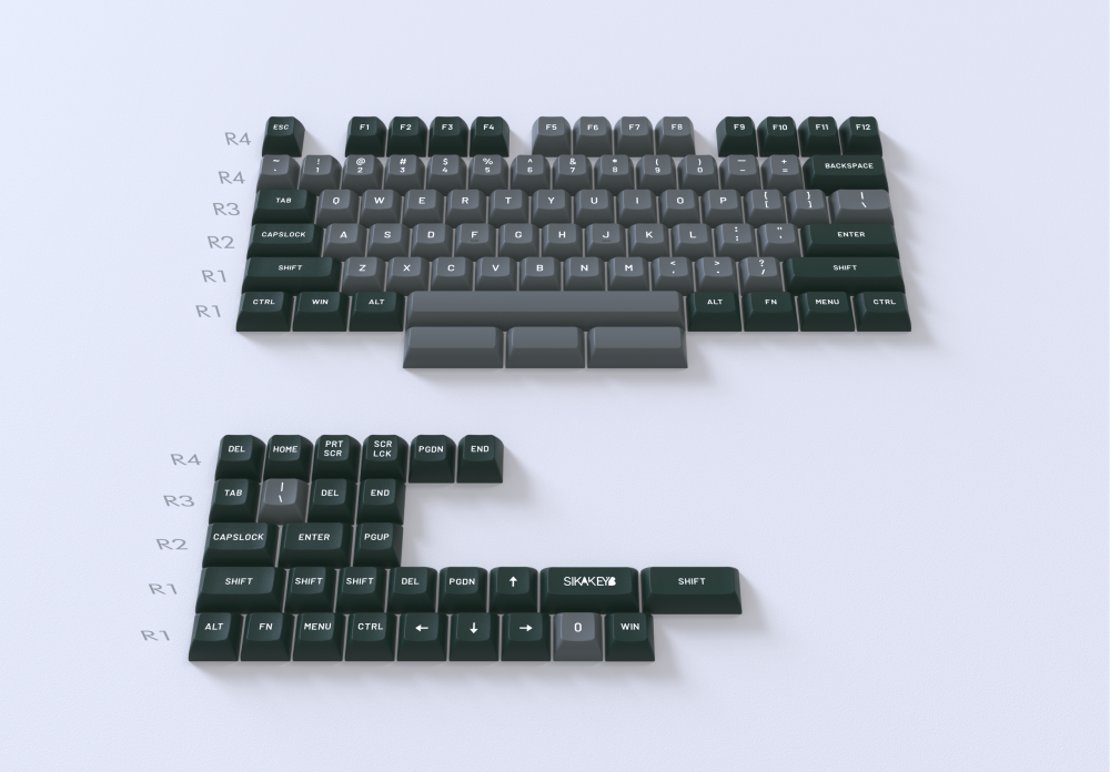 Sikakeyb Pbt Doubleshot Pbt 60 64 68 84 Mechanical Keyboard Keycap