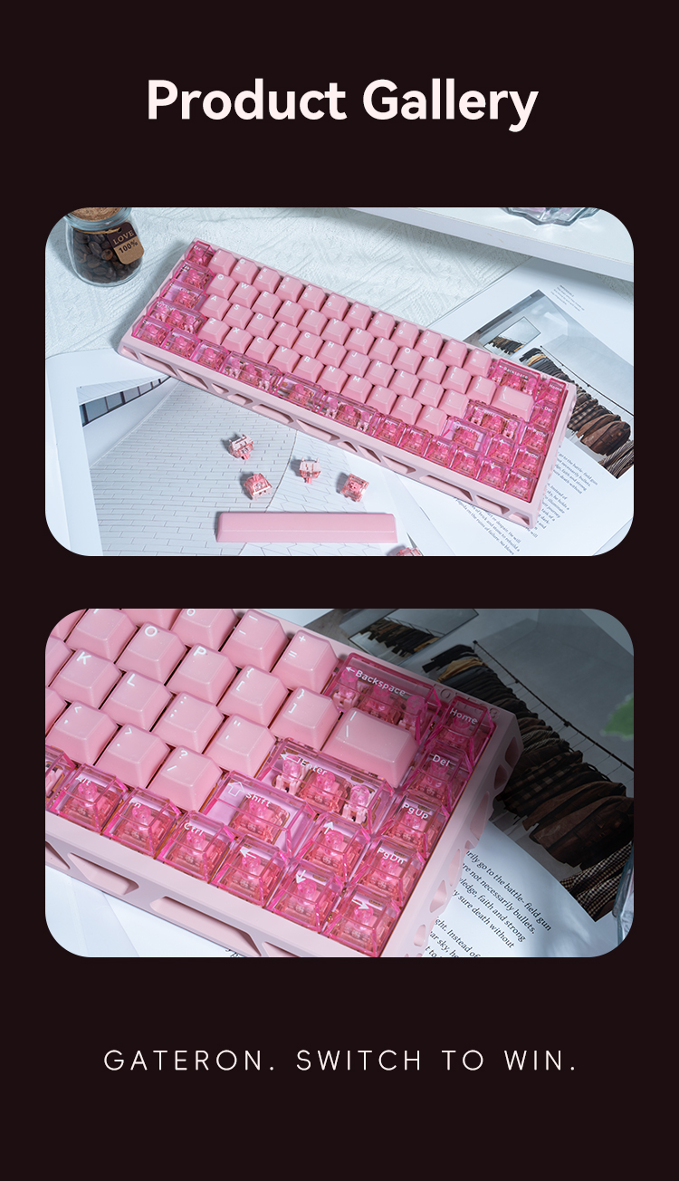 Sikakeyb Sakura Gift Box Gt68 Ultra Magnetic Keyboard