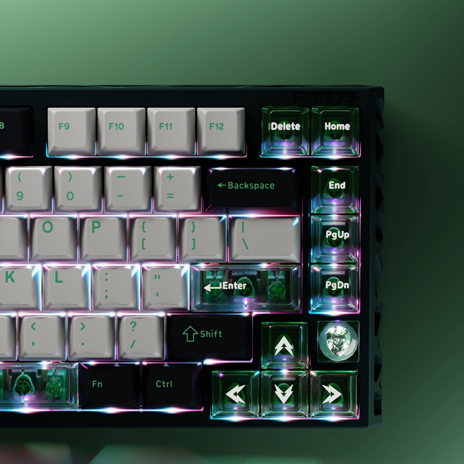 【未使用】gateron sikakeyb Fort75 Sikakeyb Fort 75 Magnetic Keyboard Limited Edition