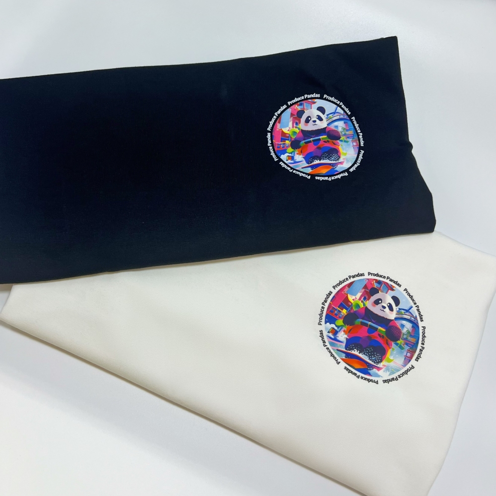 Produce Pandas T-shirt Collection - 4th Anniversary Logo  (Black/White)