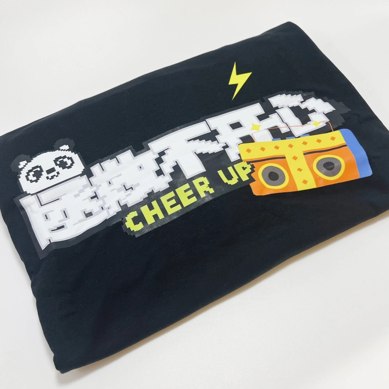 Produce Pandas T-shirt Collection - Cheer Up  (Black/White)