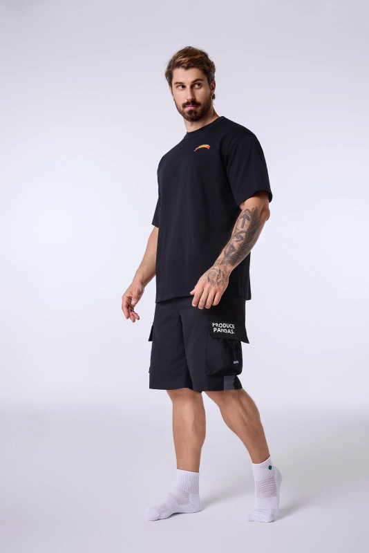 Produce Pandas T-shirt Collection - Boom Rich Boom Red