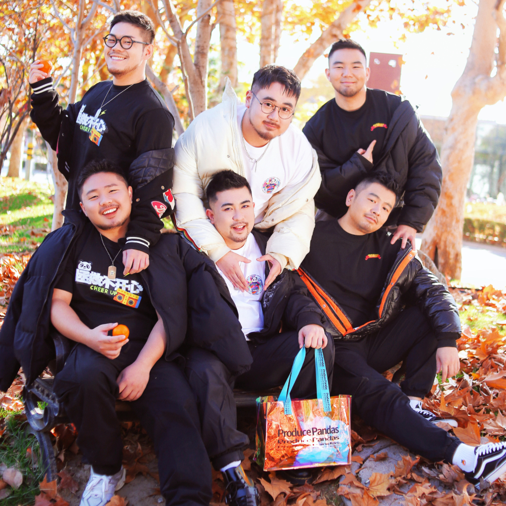 Produce Pandas Icon White Ankle Socks （3-Pack）