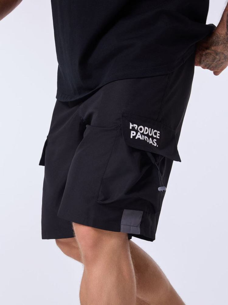 Produce Pandas 2024 Sports/Casual Black Shorts