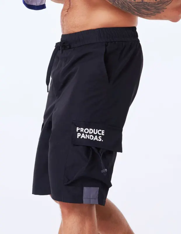 Produce Pandas 2024 Sports/Casual Black Shorts