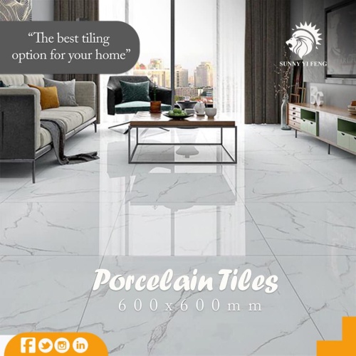 PY61001 GREEK JAZE WHITE POLISHED PORCELAIN FLOOR TILES WALL TILES,60