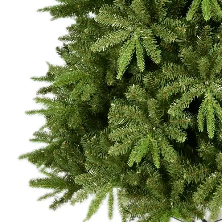 7ft Slim Pre Lit Artificial Christmas Trees With LED Lights Xmas Tree
