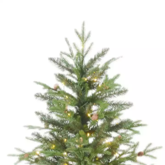 New Style Artificial 7ft Green PE PVC Mixed Prelit Led Artificial Guangdong Manufacturer Christmas Tree