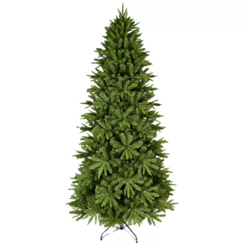 7ft Slim Pre Lit Artificial Christmas Trees With LED Lights Xmas Tree