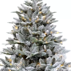 Snowflake Christmas Tree PE PVC Mixed Flocking Christmas Tree