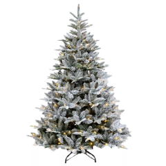Snowflake Christmas Tree PE PVC Mixed Flocking Christmas Tree