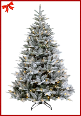 Snowflake Christmas Tree PE PVC Mixed Flocking Christmas Tree