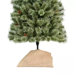 4ft Pine Needle Mini Artificial Christmas Tree Small Table Top Home Decorations Xmas Tree