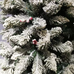 Snowflake Christmas Tree PE PVC Mixed Flocking Christmas Tree
