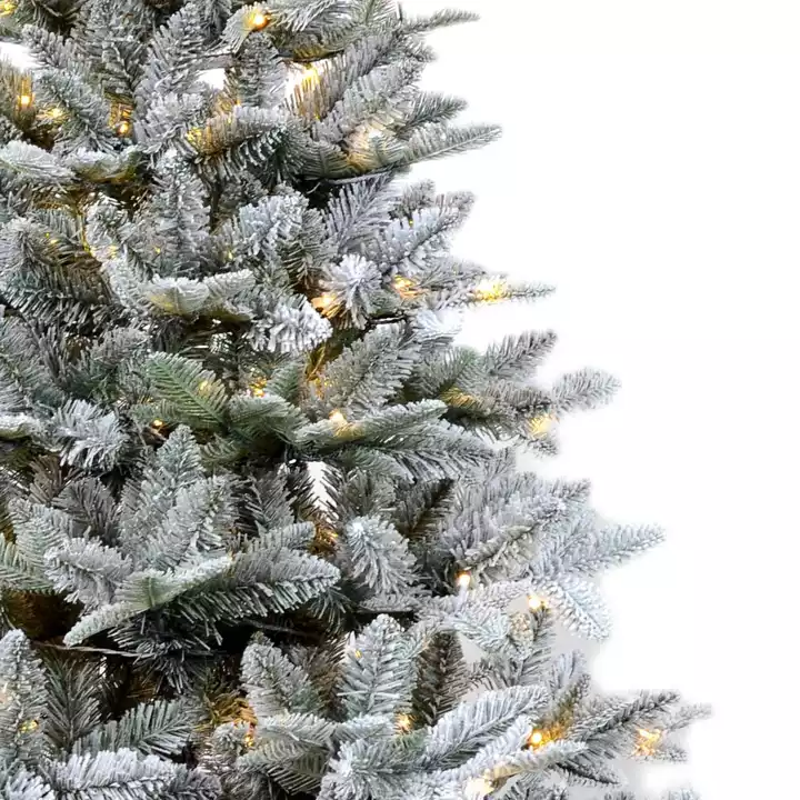 Snowflake Christmas Tree PE PVC Mixed Flocking Christmas Tree