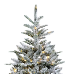 Snowflake Christmas Tree PE PVC Mixed Flocking Christmas Tree