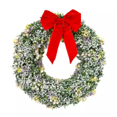 Factory New Design Hot Sale Products Artificial Christmas Garland Xmas Pine Cones Wreath
