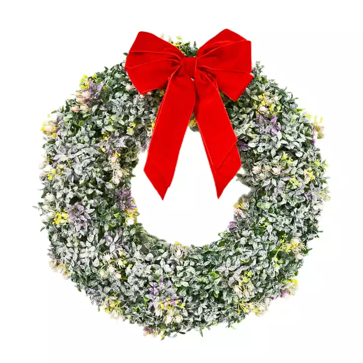 Factory New Design Hot Sale Products Artificial Christmas Garland Xmas Pine Cones Wreath
