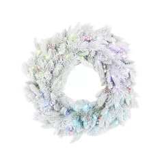 PE PVC Christmas Accessories Garland Home Wedding Holiday Pine Cones Snow Xmas Indoor Holiday Wreath