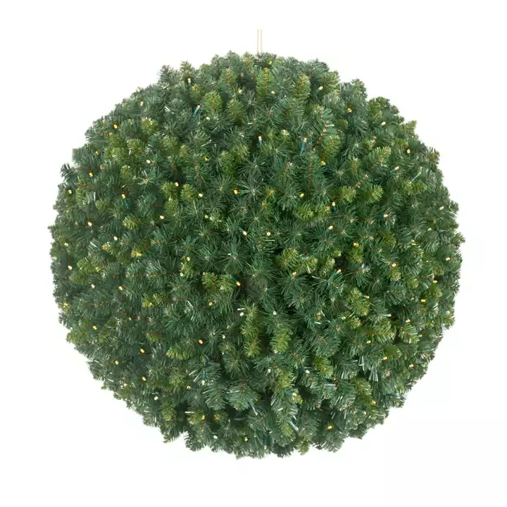 PE PVC Artificial Home Decoration Xmas Wreath Pre Lit Indoor Holiday Christmas Accessories Garland