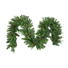 Garland Wreath With Led Lights Christmas Home Decoration Xmas Garland