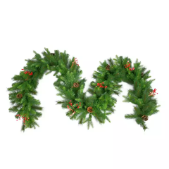 Garland Wreath With Led Lights Christmas Home Decoration Xmas Garland