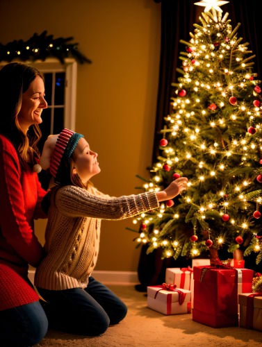 The Christmas Tree: A Festive and Ornate Centerpiece