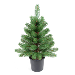 Sturdy All-PE Tabletop Christmas Tree - Customizable Sizes