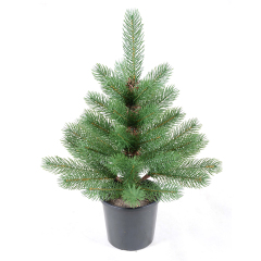 Sturdy All-PE Tabletop Christmas Tree - Customizable Sizes
