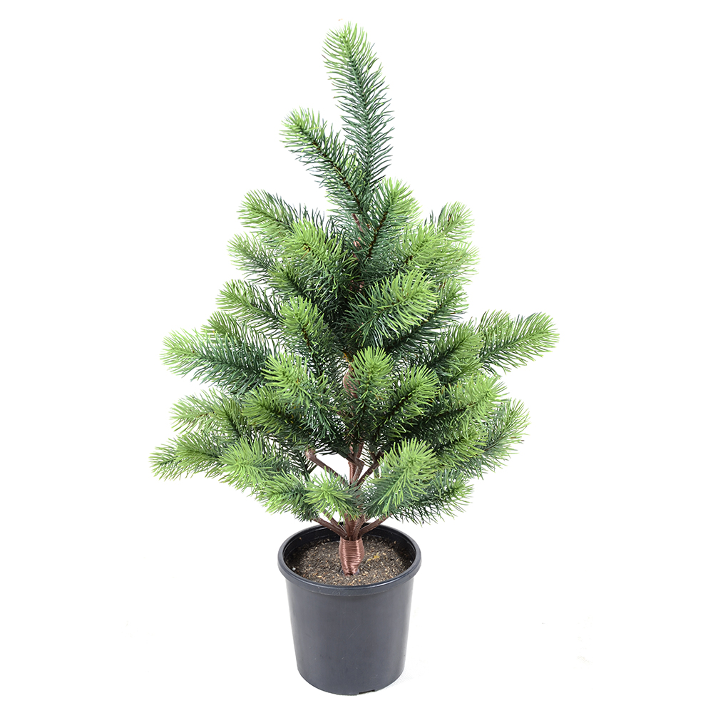 Charming All-PE Tabletop Christmas Tree - Customizable Sizes