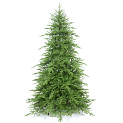 LIXHEY-Customizable Pre-Lit Green PE Christmas Tree with 700 LED Lights