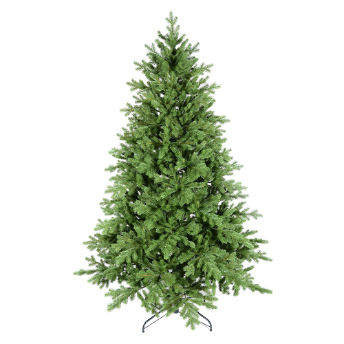 Customizable 7ft PE Christmas Tree - Green and Fireproof with 4022 Tips
