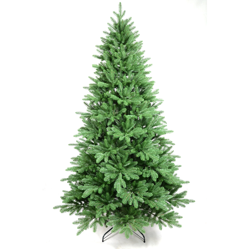 Customizable Flocked PE Christmas Trees - Available in Green and Various Sizes