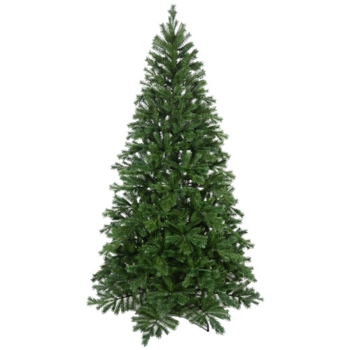 LIXHEY Customizable 7ft PE Christmas Tree - Green and Fireproof