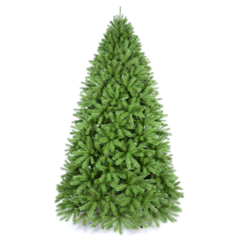 Customizable Green PE Christmas Tree with Iron Base - 8ft and 9ft Options