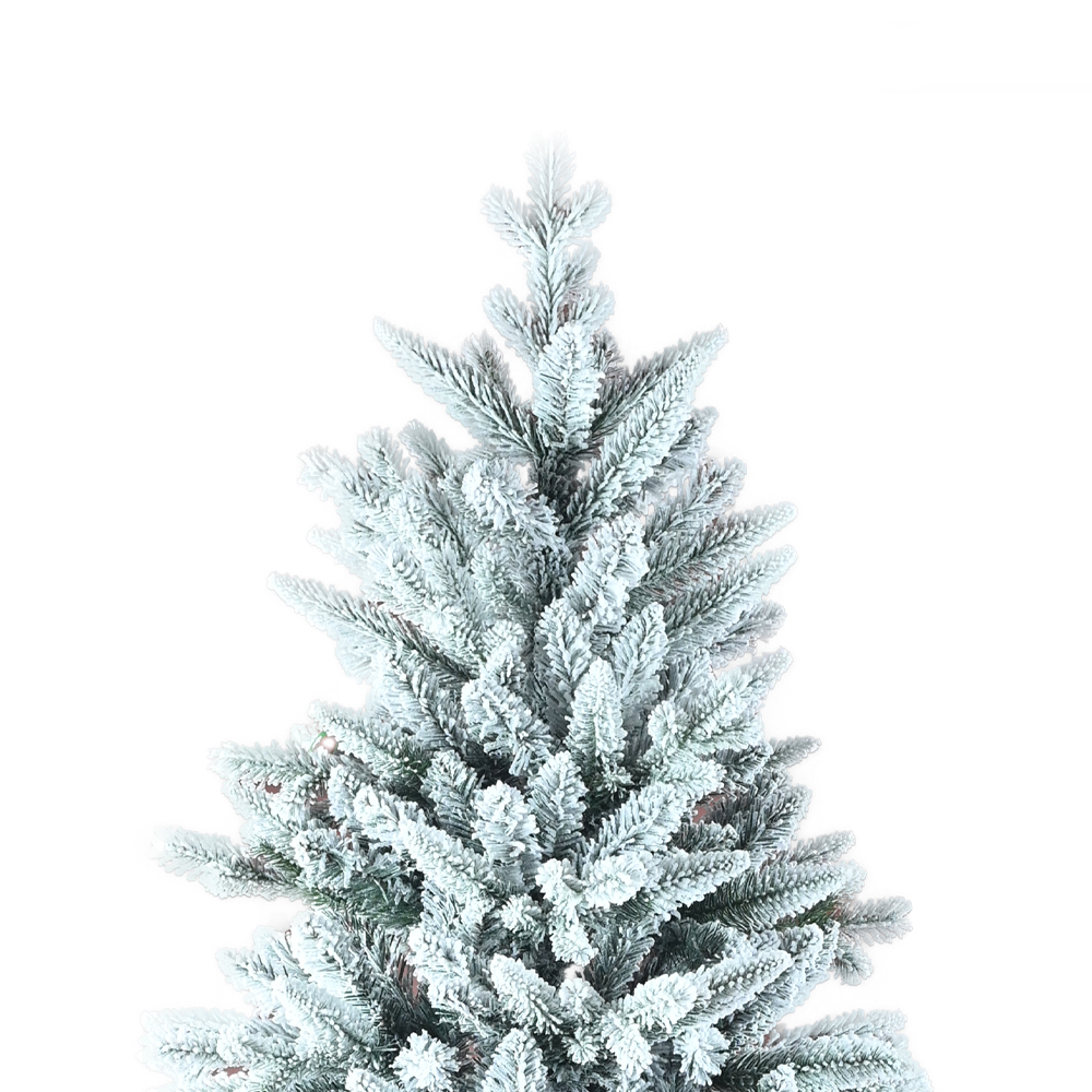 Efficiently Flocked PVC+PE Christmas Tree - Quick Delivery from Overseas Warehouse