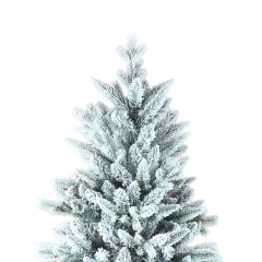 Efficiently Flocked PVC+PE Christmas Tree - Quick Delivery from Overseas Warehouse