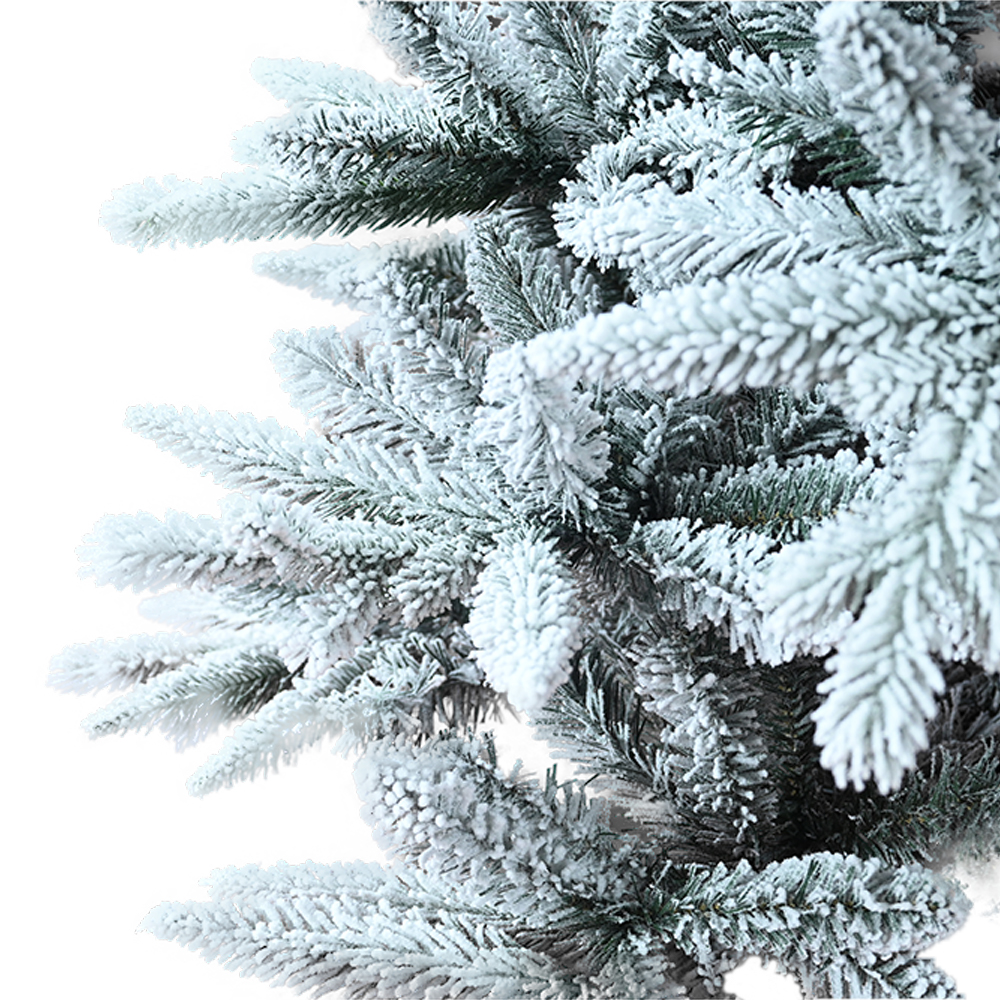 Efficiently Flocked PVC+PE Christmas Tree - Quick Delivery from Overseas Warehouse