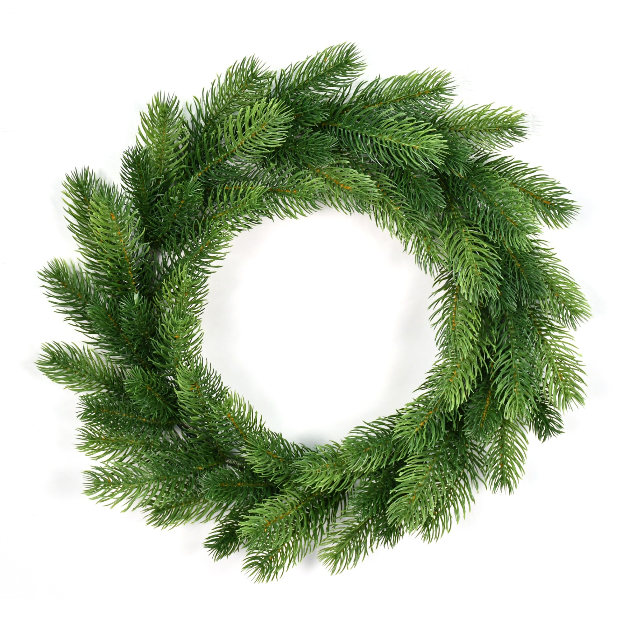 LIXHEY-Dual-Tone PE Christmas Wreath - Customizable Sizes