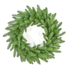 Customizable PE Christmas Wreath for Personalized Festive Decor