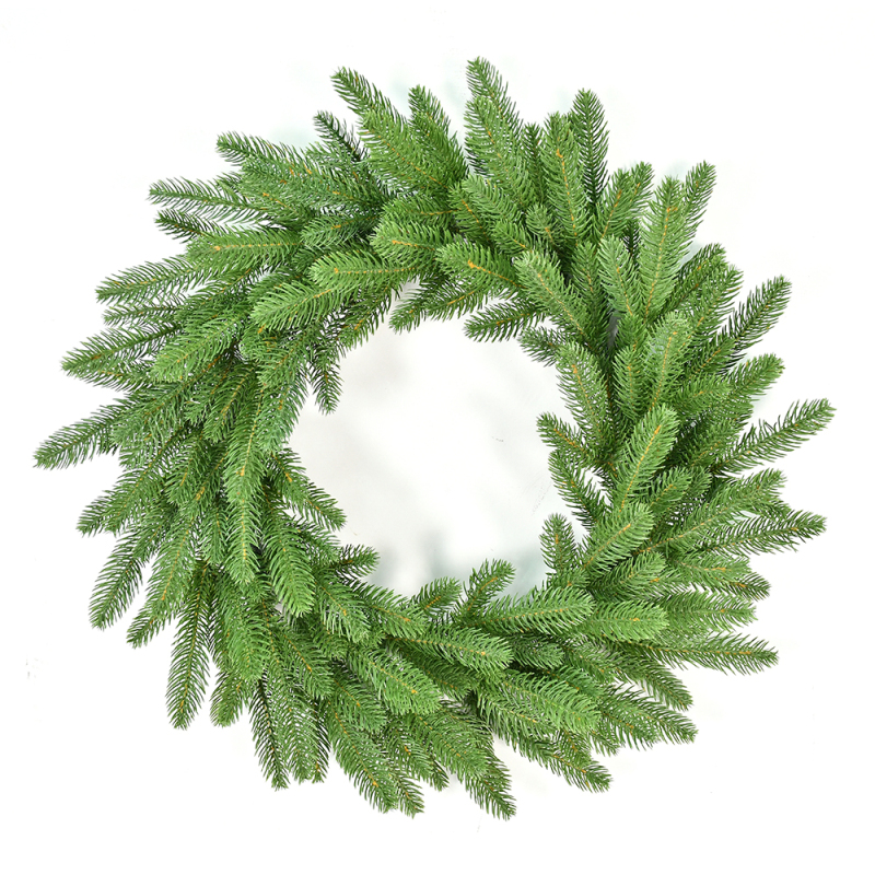 Customizable PE Christmas Wreath for Personalized Festive Decor