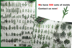 Versatile and Sustainable PE Artificial Leaves for Christmas Trees and Decorations