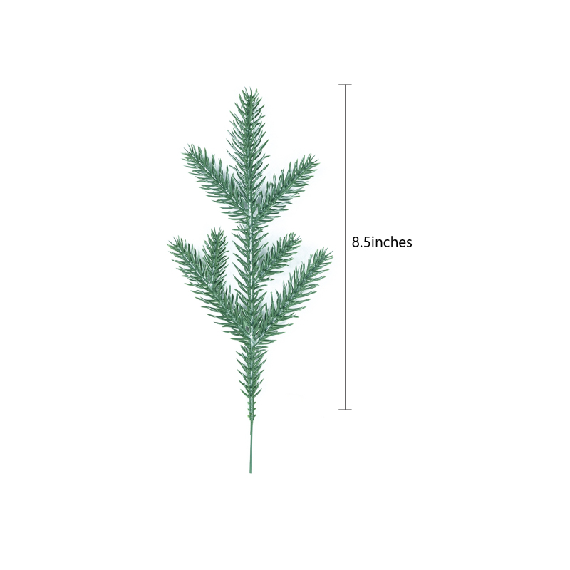 Distinctive Dual-Tone PE Foliage: Versatile for Christmas Trees and Decorations