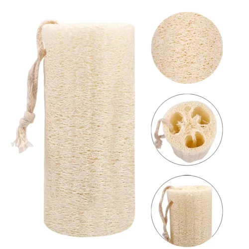 用于沐浴去角质清洁的有机生丝瓜络海绵