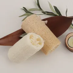Organic Raw Loofah Sponge for Body Shower Exfoliating Cleaning