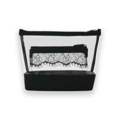 2 Design Black And White Cosmetic Bag