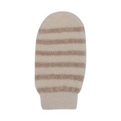 条纹图案白手套