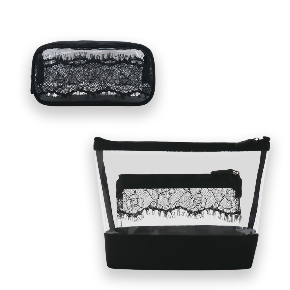 2 Design Black And White Cosmetic Bag,Cosmetic Bag